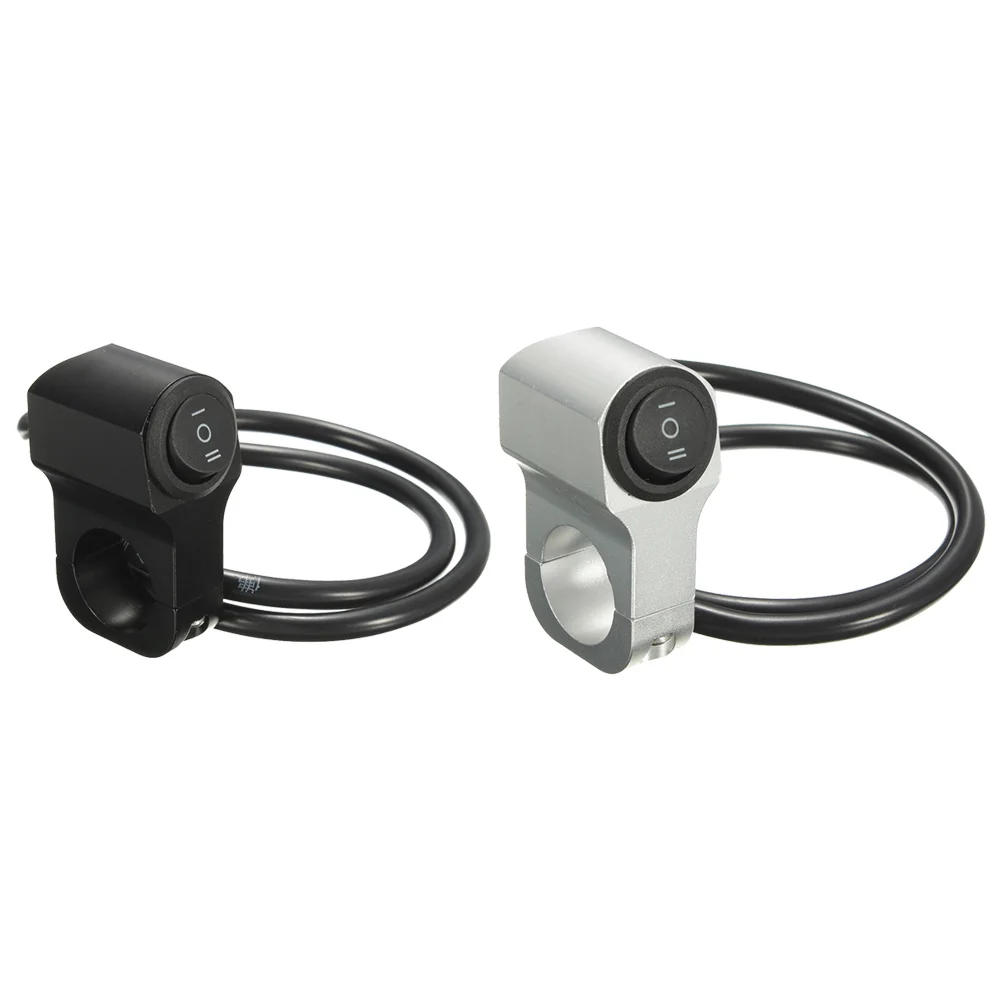 

Переключатель передсветильник света на руль мотоцикла 2-ходовой двухсторонний противотуманный стоп светильник из алюминиевого сплава Зап...