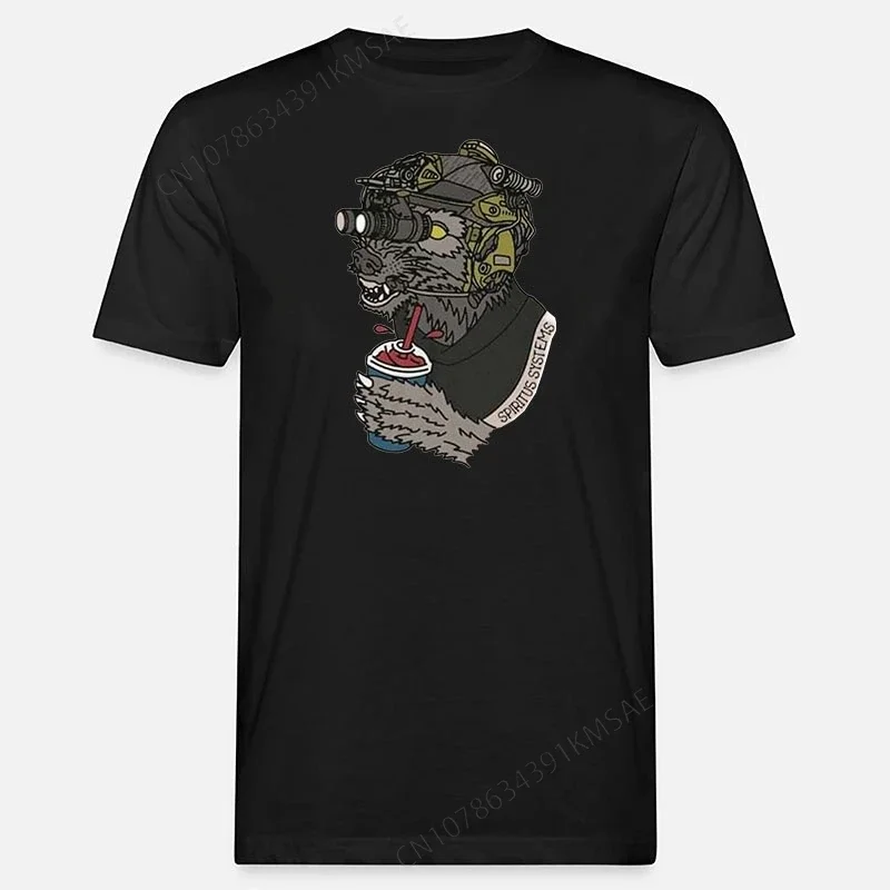 Оригинальная футболка с графическим принтом и системой спиритуса для мужчин