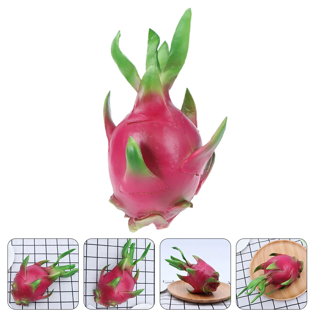 

Realistic Pitaya Model Adornment Creative Pitaya Shape Adornment Fake Pitaya Decor