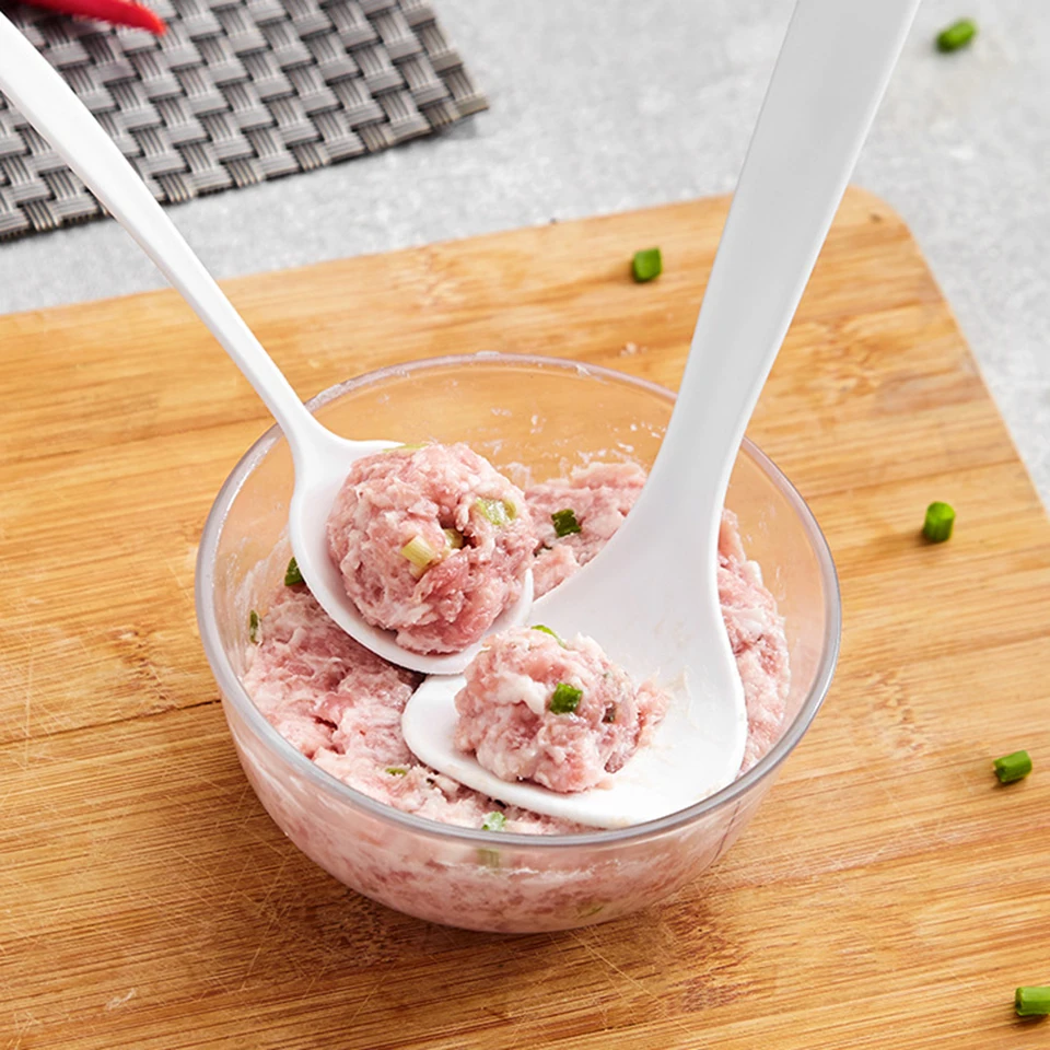 Ложка из нержавеющей стали для приготовления фрикаделек креативный