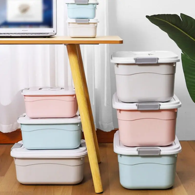 Пластиковый ящик для хранения многофункциональный портативный удобный домашний