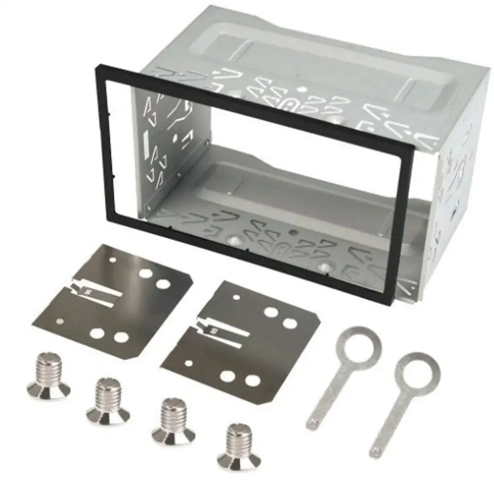 

Универсальный монтажный комплект для автомобильного DVD-плеера, двойная рамка для автомагнитолы, 2 Din, аксессуары для автомобильного радио