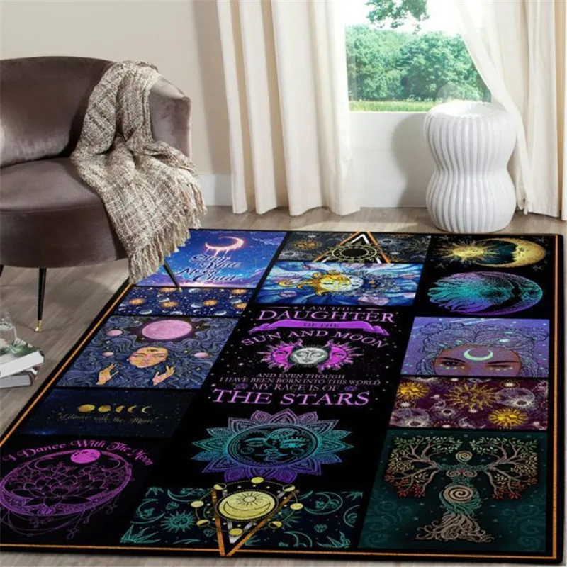 Tree of life Area Rug 3D All Over Printed Non-slip Mat Dining Room Living Room Soft Bedroom Carpet 01