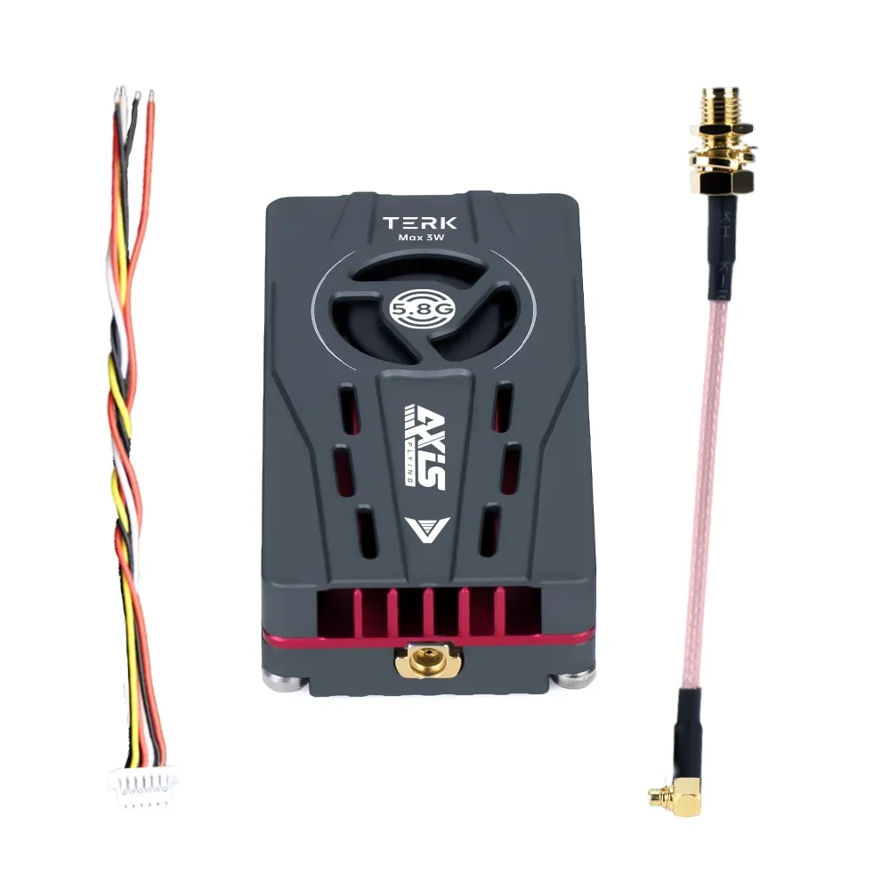 Axisflying Аналоговый VTX 5 8 ГГц Макс. 3 Вт Радиатор высокой мощности OSD TERK