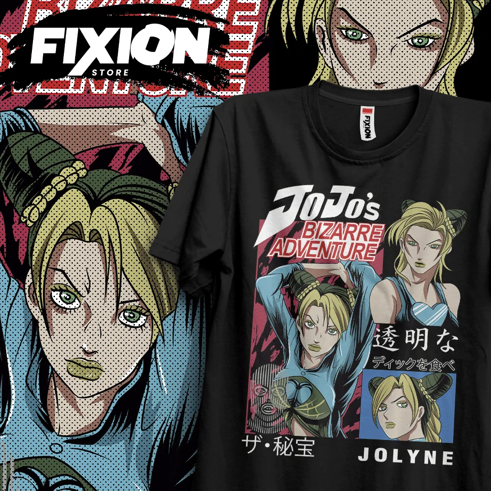 Аниме футболка JOJOS - Jolyne # MA [N] Манга Футболка