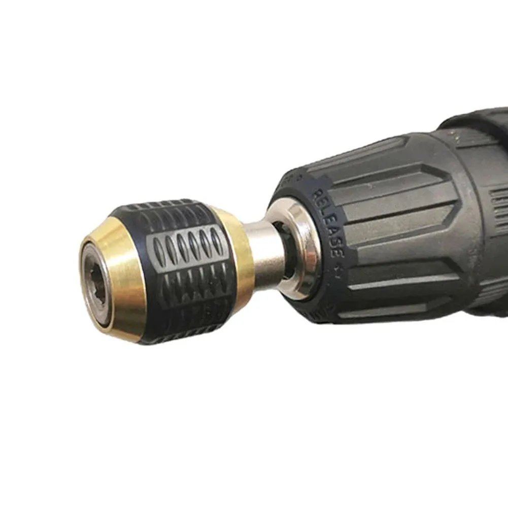 

2PCS 60/150mm 1/4'' Keyless Drill Chuck Adapter Converter Adaptor Power Drill Woodworking Tool