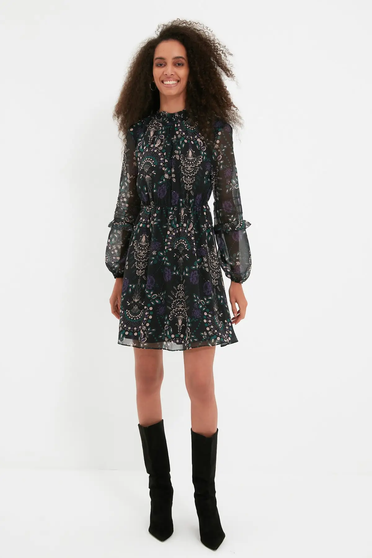 

Trendyol Flounces Dress TWOAW22EL1817