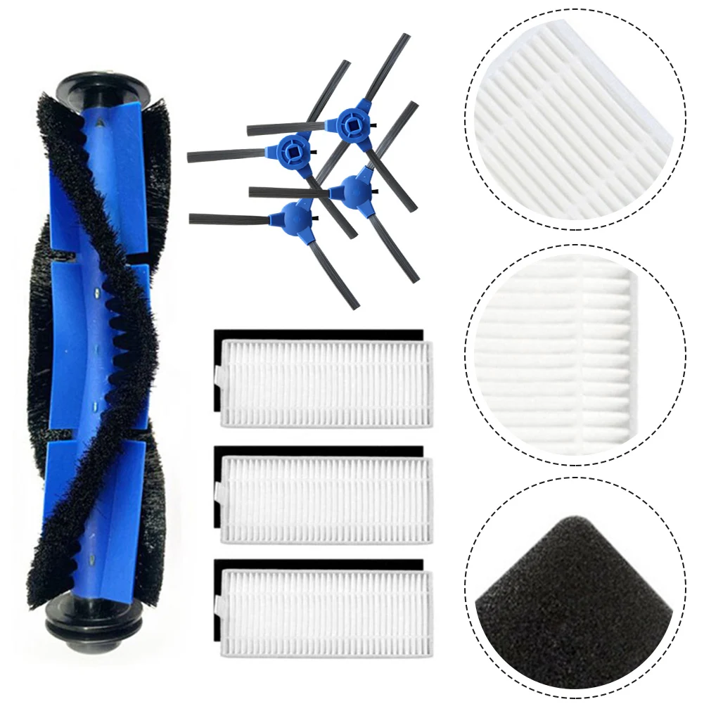

Main Side Brush Filters Kit For Dser RoboGeek 20T/21T/22T/23T Replacement Filter Handheld Cordless Vac Spare Parts Accessories