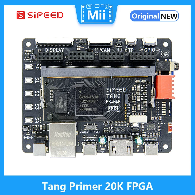 Sipeed Tang грунтовка 20K GOWIN GW2A FPGA GoAI Core Board, минимальная система Sipeed Tang грунтовка 20K GOWIN GW2A FPGA GoAI Core Board, минимальная система
