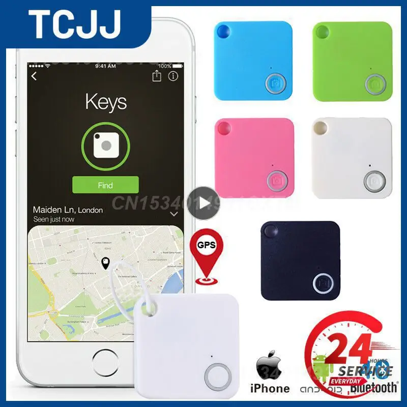 

1~10PCS New Smart Key Finder Mini GPS Tracker Device Car Motor Alarm Tile Wallet Keys Alarm Locator Realtime Kids Pets Tracker