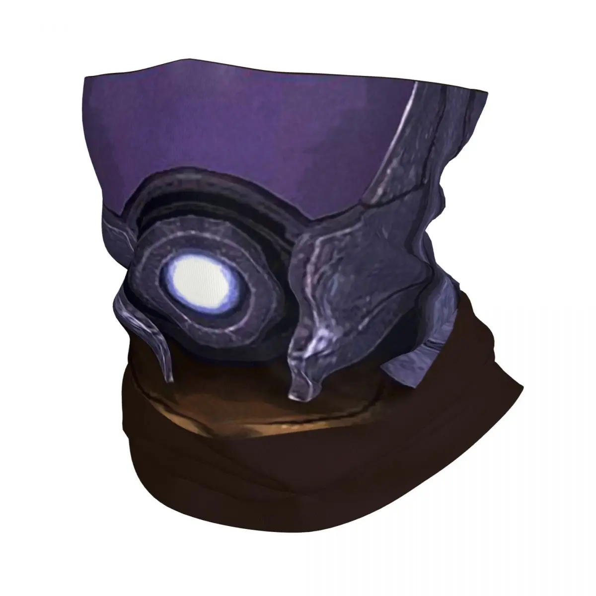 

Tali Quarian Helmet Bandana Winter Neck Warmer Windproof Wrap Face Scarf for Hiking Mass Effect Video Game Lover Gaiter Headband
