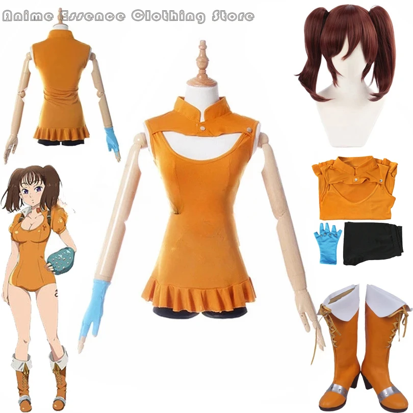 Семь смертных грехов Imashime No Fukkatsu Diane Serpent'S Sin Of Envy Женский верхний комплект Lengkap