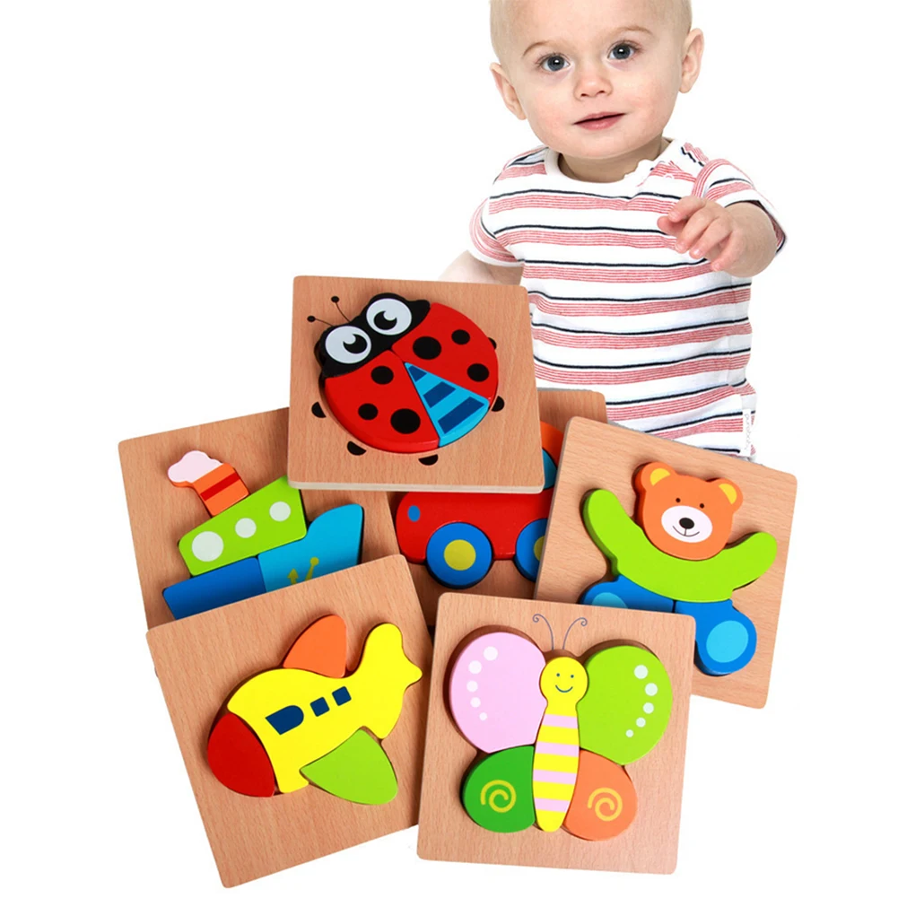 

Игрушка для раннего обучения, Деревянный конструктор, пазл для тренировки координации рук и глаз, воображение, подарки для детей