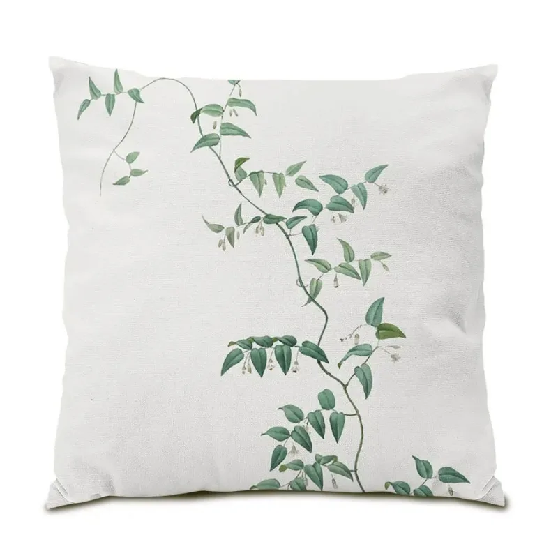Рисунок 2 - Чехол для подушки с рисунком листьев