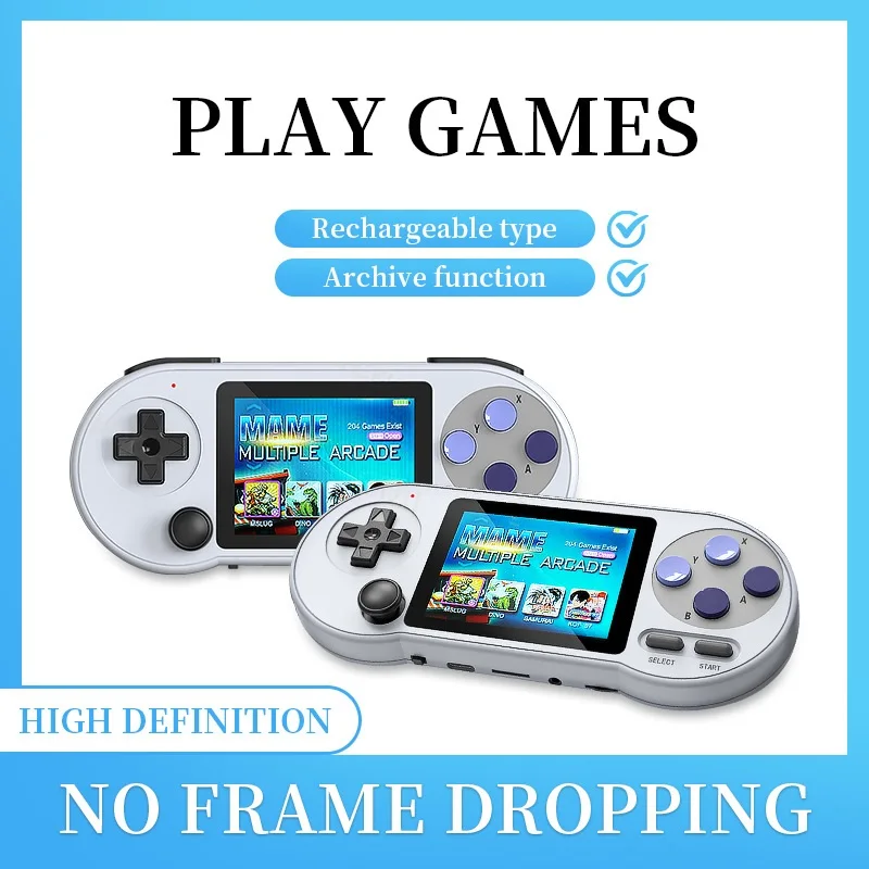 

Nostalgic GBA Arcade Joystick Handheld Game Console IPS High-definition Screen 3-inch Classic Support Wireless Doubles TV Gift
