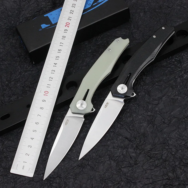 Zero Tolerance 0707 Folding Knife, CPM 20CV Blade Steel, Tuned Detent System for Smooth Opening, 3.5 Inch Drop Point Blade