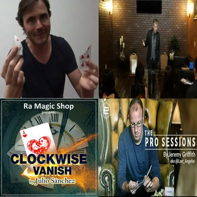 

По часовой стрелке исчезает Хулио Санчес, про сеансы Джерми Гриффит, Cambio Super Visual от Дэвида Стоун, карта памяти от Banachek