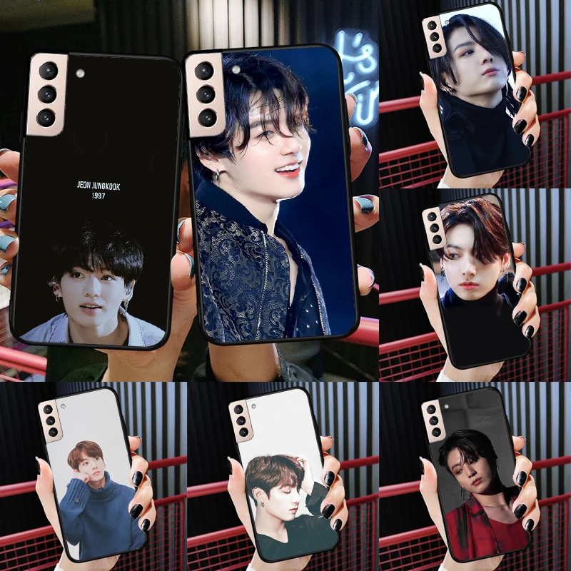 

Jungkook Kpop Phone Case For Samsung Galaxy S22 Ultra S20 FE S9 S10 Note 10 Plus S21 FE S21 Ultra Cover