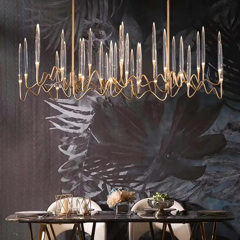Постмодернистская роскошная люстра для гостиной скандинавский дизайнер вилла