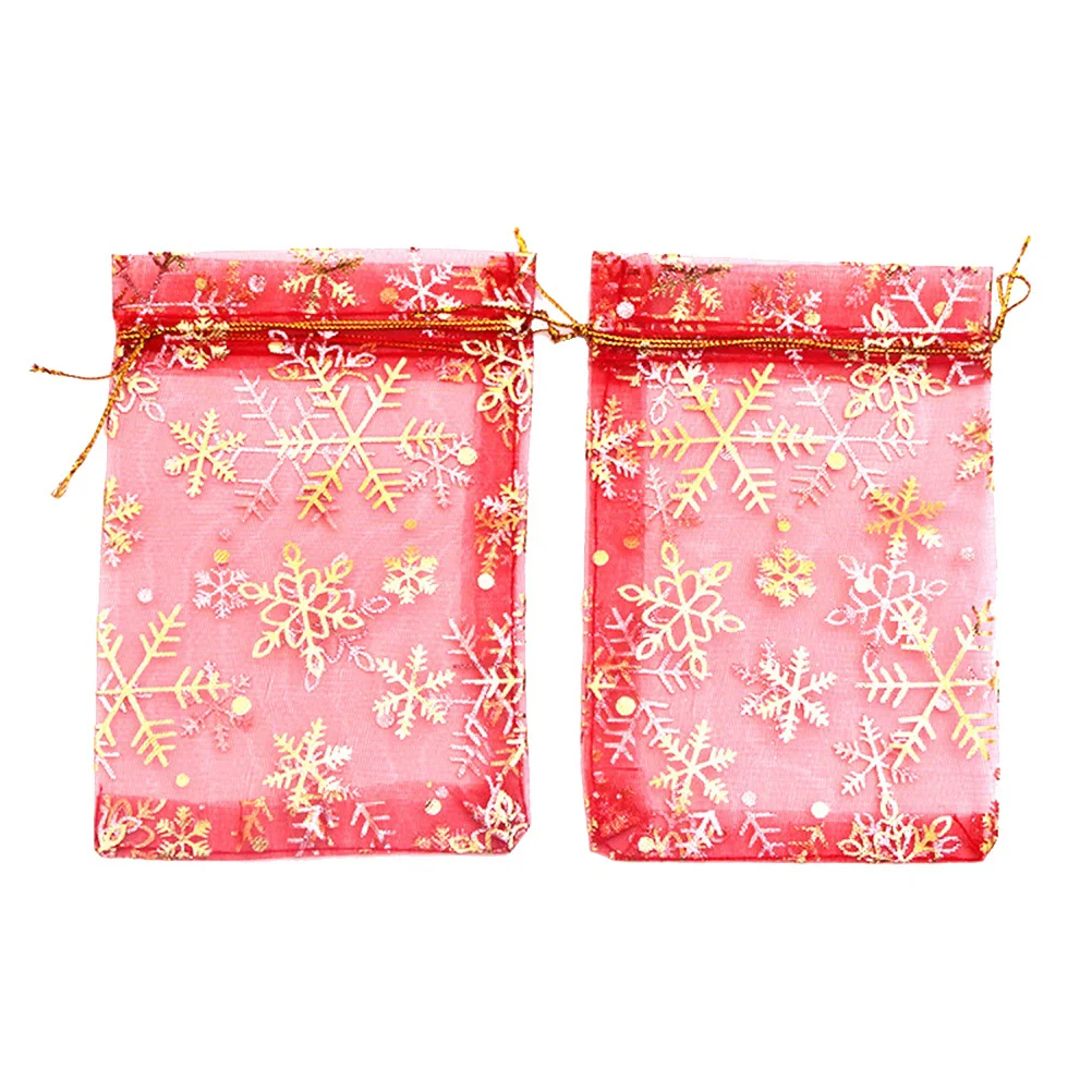 

Organza Drawstring Jewelry Mesh Mini Gift Favor Burlappouches Candysheer Boxes Valentine Valentines Christmas Kids Red Party