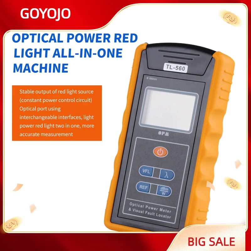 

Optical Power Meter Red Light Integrated Machine Tester Tool Equipment Playing Accessories Decay
