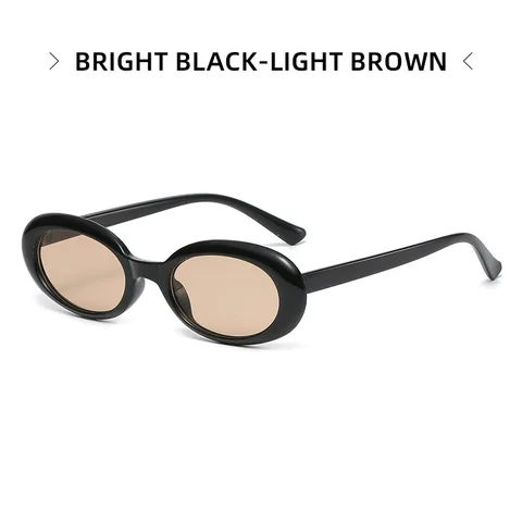 Солнечные очки LeonLion в стиле ретро женские, круглые солнцезащитные аксессуары с защитой от ультрафиолета, Овальные, в стиле хип-хоп, 2023