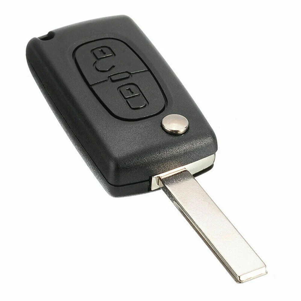 

2 Buttons Remote Key Shell For Peugeot 207 307 Car Flip Folding Key Case Blank Fob Cover Car Key Shell