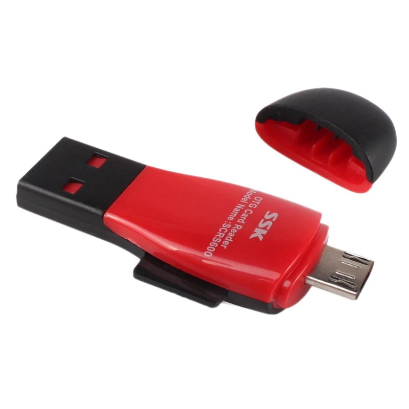 Считыватель карт памяти SSK SCRS600 OTG 180 Мбит/с USB2.0 Micro-SD TF