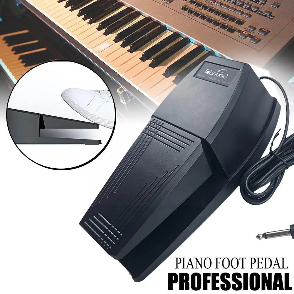 

1PCS Piano Sustain Pedal Keyboard Damper Pedal Plug with Roland Electronic Keyboards MIDI Organ Compatible Pianos L3P2