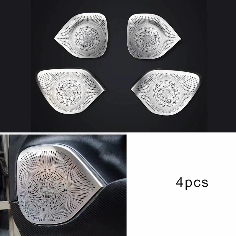 

Декоративные накладки на динамики из нержавеющей стали, автомобильные наклейки, накладки на дверные ручки для Volvo XC90 2015-2019, 2024