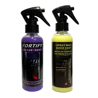 fortify quick ceramic coat carnauba car wax polish spray waterless car wash wax hydrophobic top coat polish