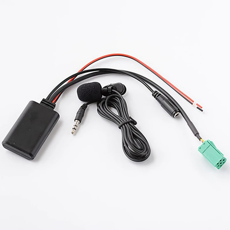 Автомобильный аудиоадаптер 6-контактный мини-ISO AUX в аудиоразъеме 3 5 мм съемный