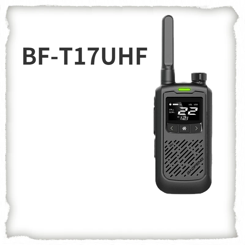 Baofeng Small Walkie Talkie Bf-t17uhf Frequency 400-470MHz Portable Walkie Talkie with Display Screen