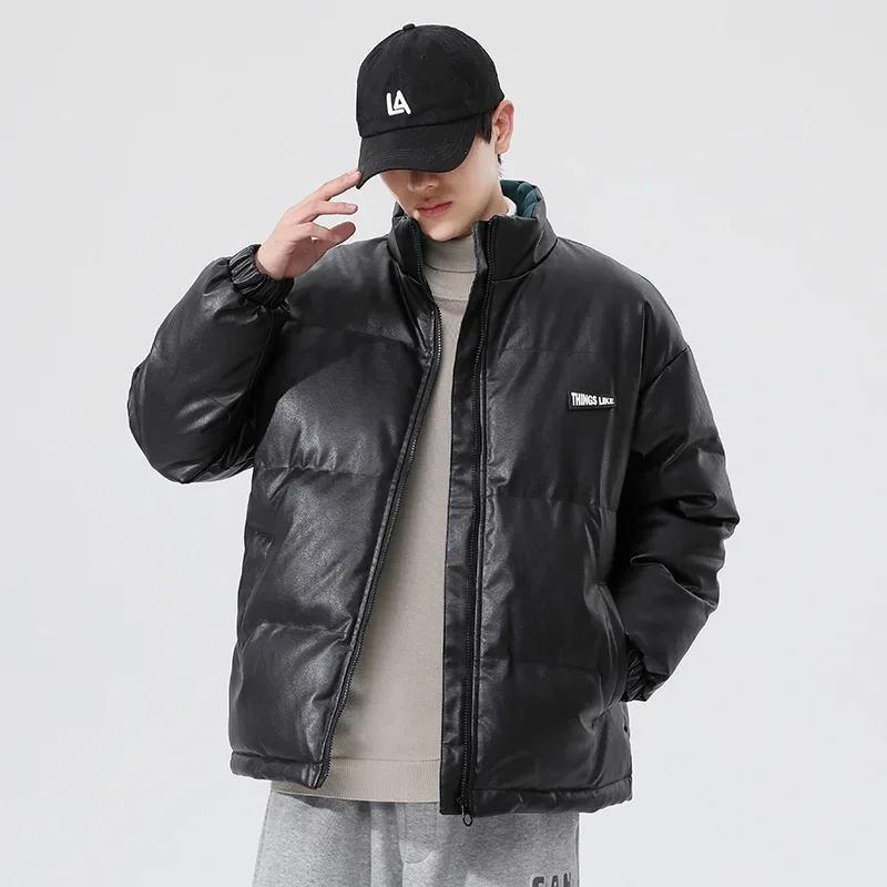 Модное брендовое мужское пальто с хлопковой подкладкой и воротником-стойкой