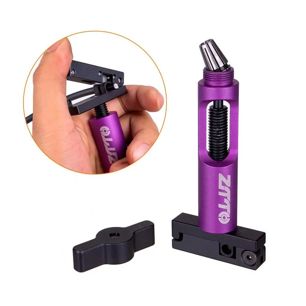 

Practical Bicycle Needle Tool High Strength Purple Appearance Bike Needle Tool Hydraulic Hose Fitting Insert Tool