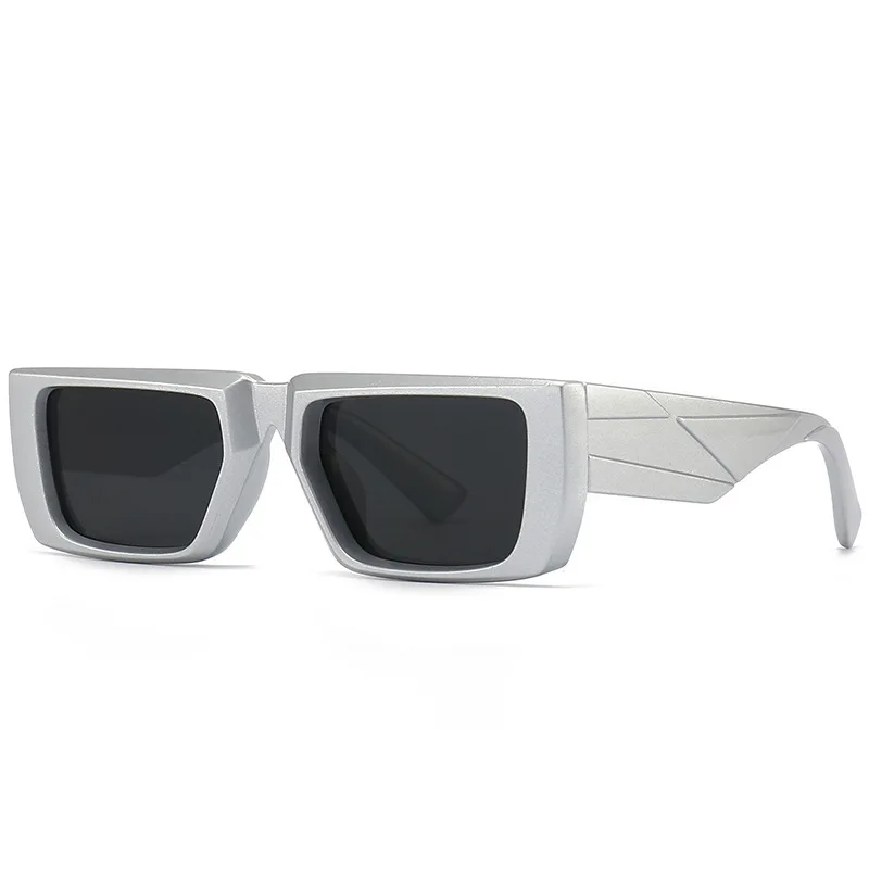 

Модные брендовые дизайнерские Квадратные Солнцезащитные очки для женщин и мужчин, новые модные солнцезащитные очки, роскошные винтажные очки в стиле панк, зеркальные Оттенки UV400