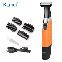 kemei electric shaver for men professional beard trimmer usb rechargeable mens razor beard trimmer hair shaving machine