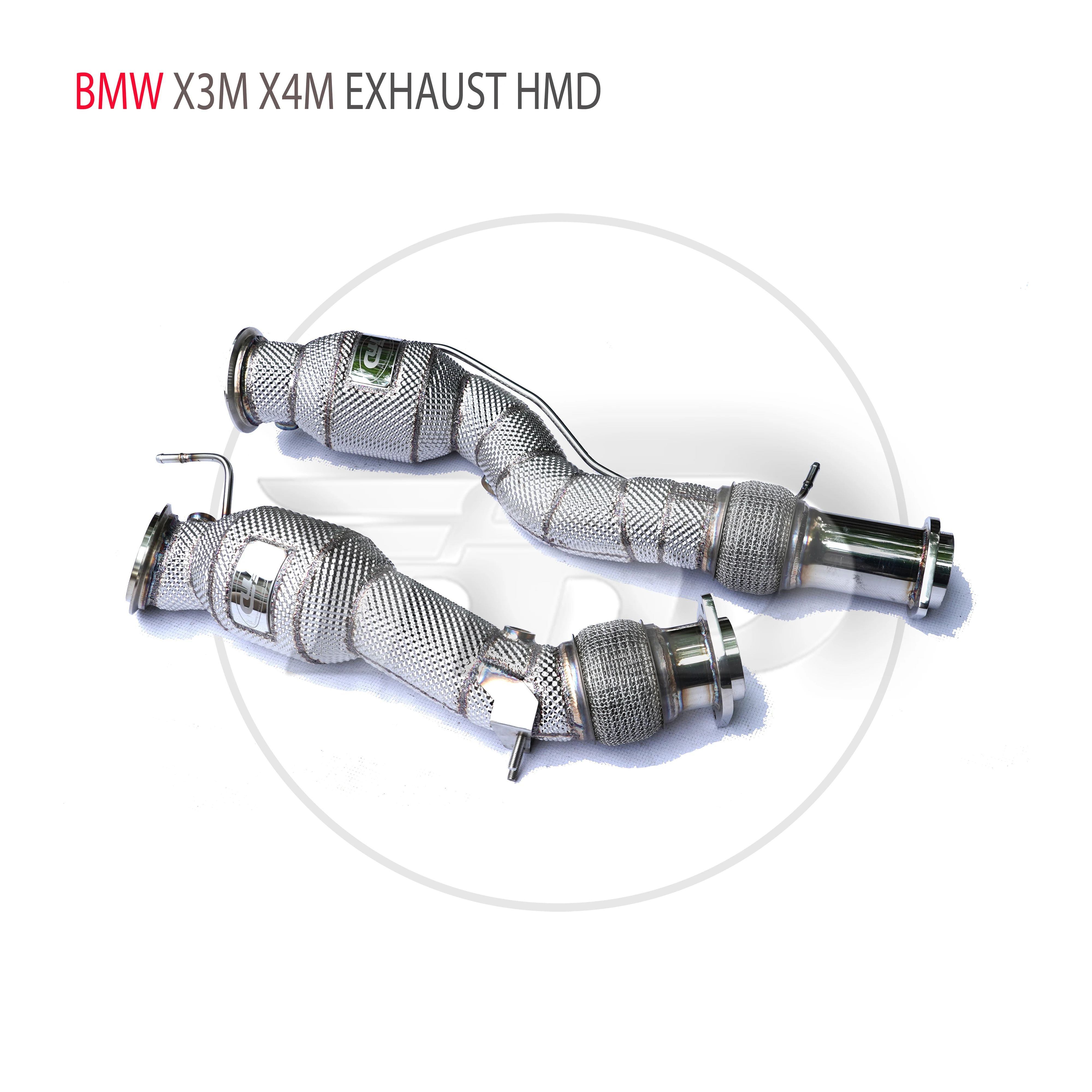 

HMD автомобильные аксессуары, выхлопная система, высокая производительность потока, водосточная труба для BMW X3M X4M с каталитическим конвертером