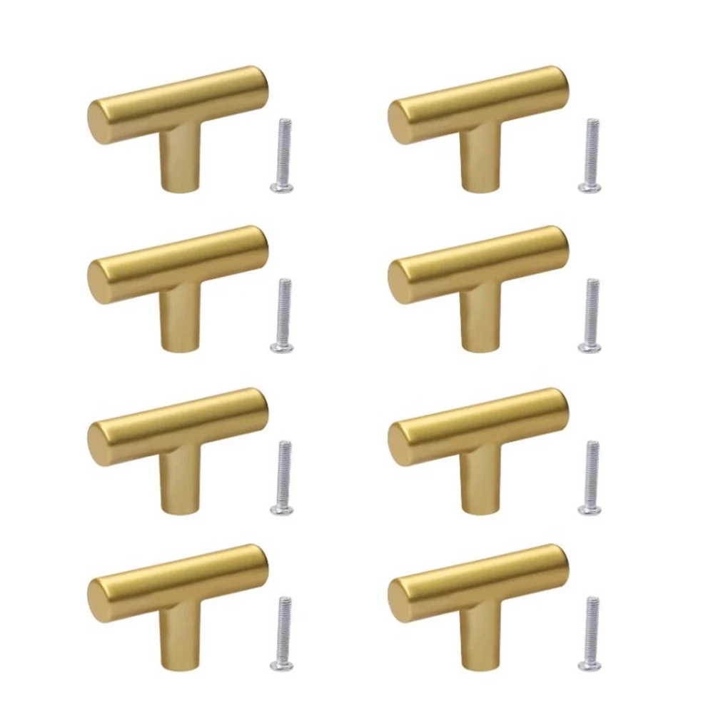 

8Pcs Pull Handles Hardware Simple Knobs Drawer Handle Cupboard Table