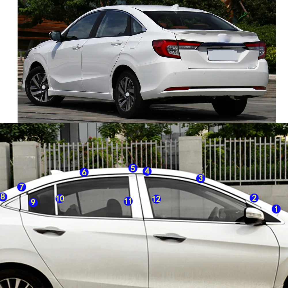 

Car Sticker Garnish Pillar Window Middle Strip Trim Frame Hoods Parts For Honda Crider 2013 2014 2015 2016 2017 2018