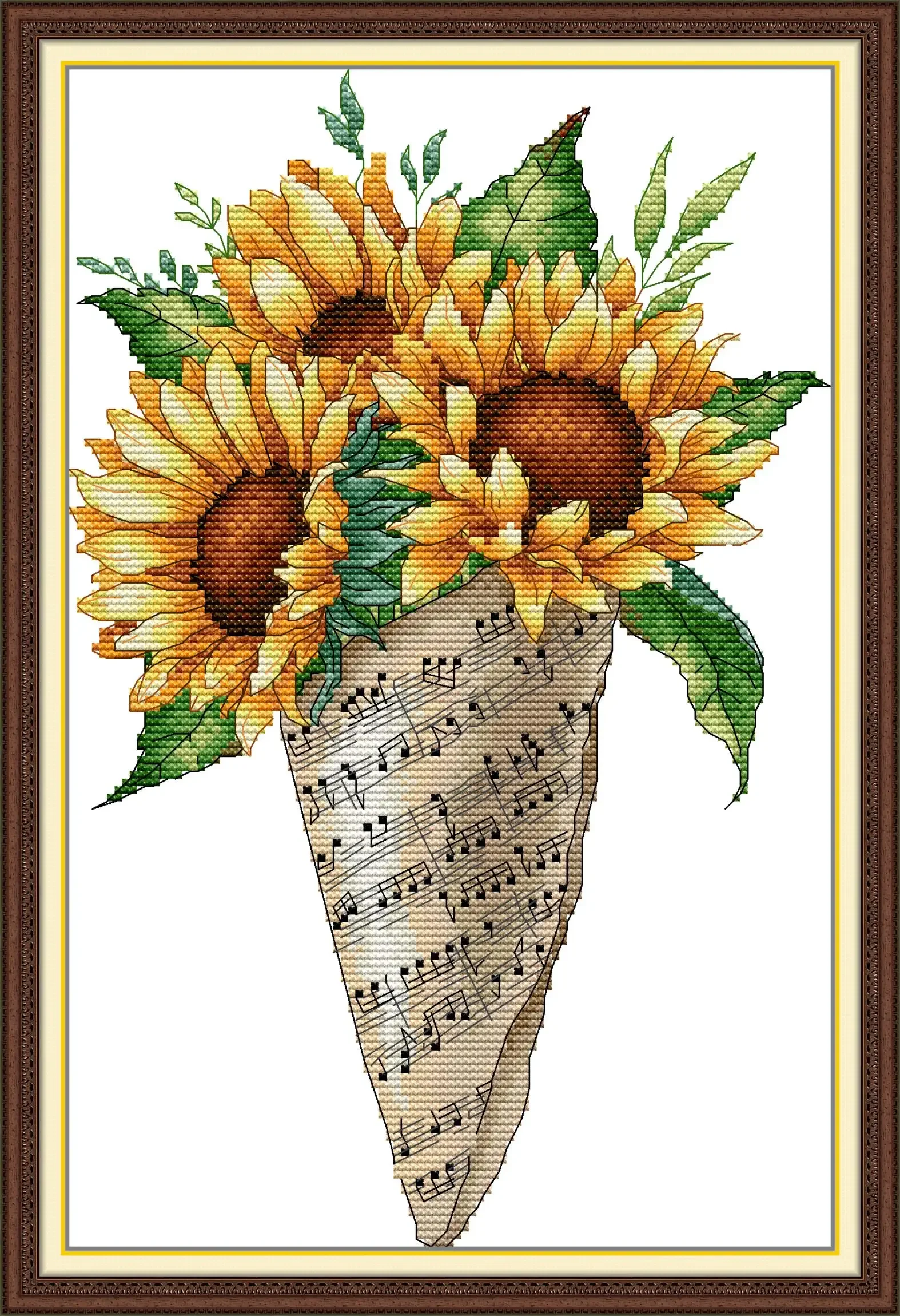 Набор для вышивки крестом с принтом Joy Sunday News легкий узор шитья начинающих набор