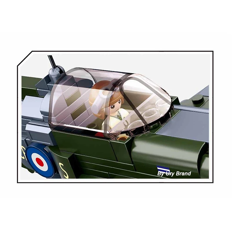 Sluban WW2 Military Army Spitfire Plane City Warplane Fighting Airplane Sets Model Building Blocks Toys for Children Boys Gifts | Игрушки и
