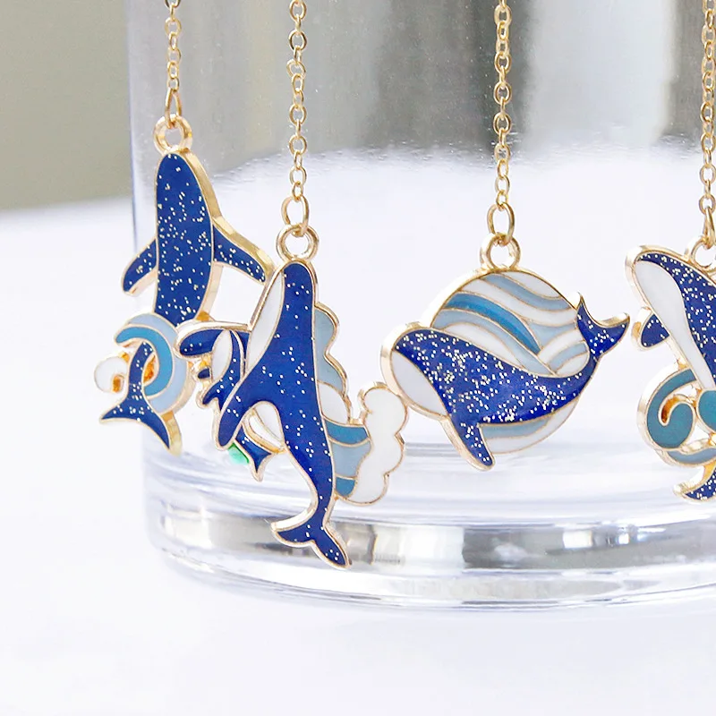 

1pc Metal Astronaut Whale Crane Bookmark for Staff Students Books Page Separate Clip Book Marker Pendant Bookmarks