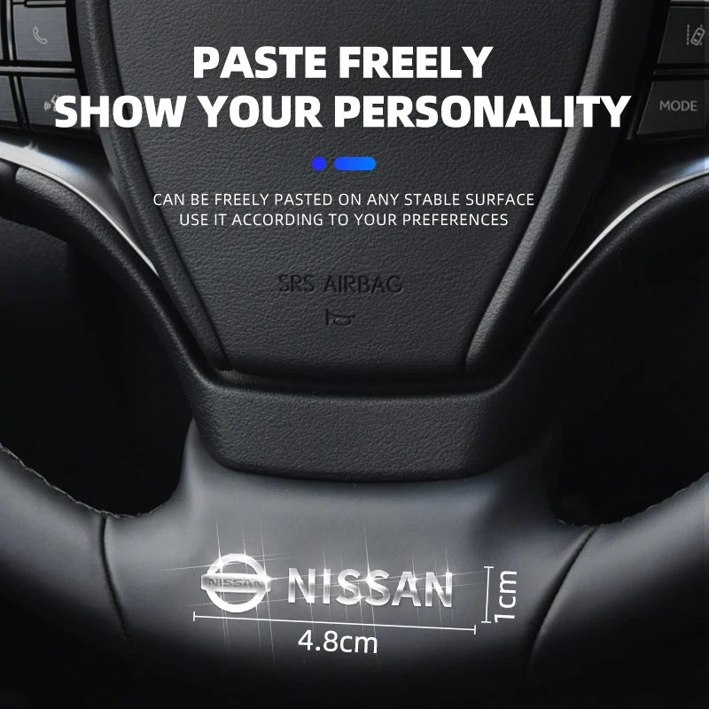 3D металлические наклейки для украшения интерьера автомобиля значки