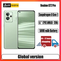 Global Version Realme GT2 Pro smartphone Snapdragon Gen 6 7inch LTPO2 AMOLED 120Hz 50MP Camera 5000mAh 65W Fast Charge NFC