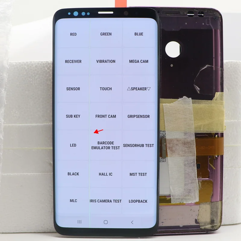 100% Оригинальный AMOLED ЖК-дисплей для Samsung Galaxy S9 Plus G965 SM-G965FN G965F + дисплей сенсорный
