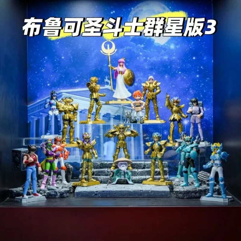Фото Оригинальные фигурки Blokees Saint Seiya Galaxy GV03 и GV04: Афина, Телец, Овен, Лев, Кики. Детские игрушки, подарок. №3