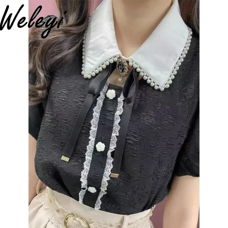 Японская рубашка для массового производства розовая с нарукавником Rojita Kawaii