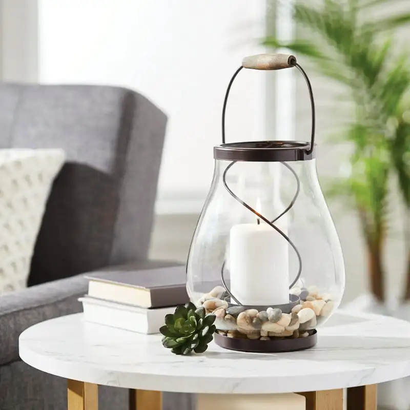 

Glass Hurricane Candle Holder Pillar candle holder Candle sticks Altar Moroccan lamp Candle stick holder Dinning table decoratio