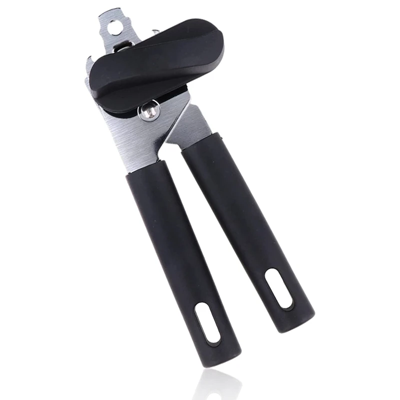 

Tin Opener 3-In-1 Can Opener Stainless Steel Tin Openers With Sharp Blade & Turn Knob Non-Slip Handle Can Openers